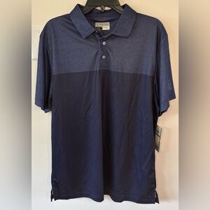 PGA Tour Men’s Navy Blue Short Sleeve Golf Shirt NWT Size Large